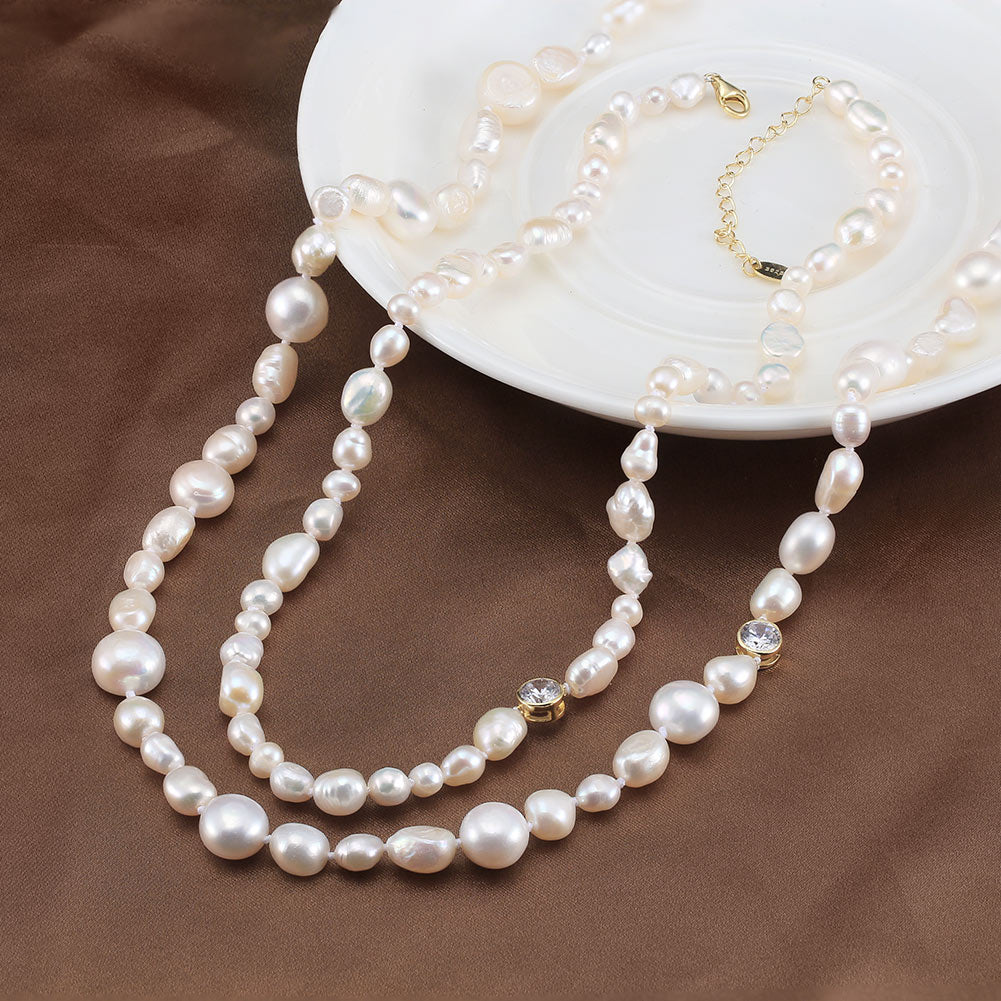 Psara Natural Pearls Necklace