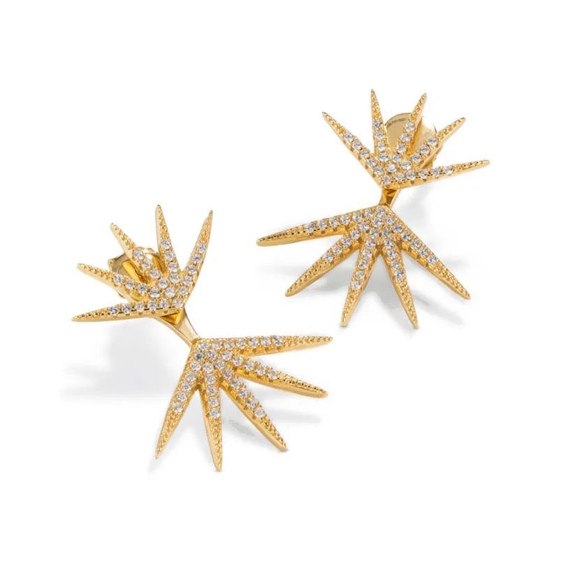 Sunseeker 14K gold earrings