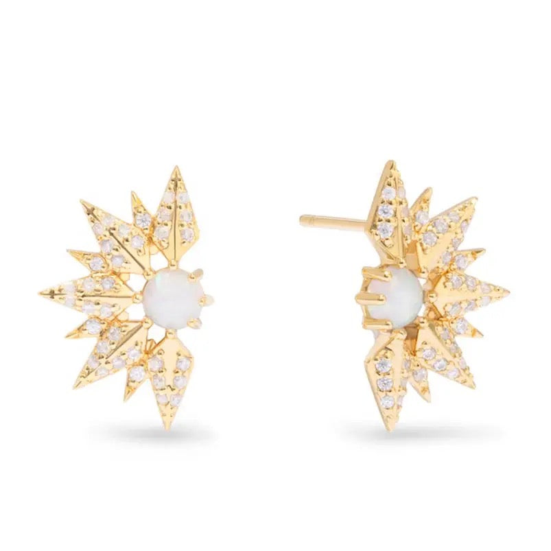 Syrna 14K gold earrings